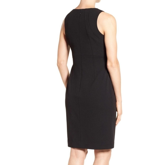 Ivanka Trump Scuba Crepe Belted Sheath Dress - Picture 2 of 13